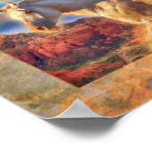 "TRINITY" (natuurlijke paarden) Poster (Hoek)