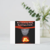 Trinity Robert Oppenheimer Briefkaart (Staand voorkant)