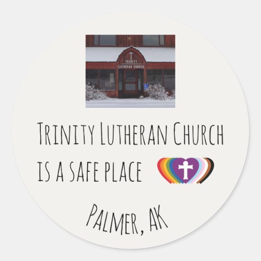 Trinity Safe Place Sticker Set  (Voorkant)