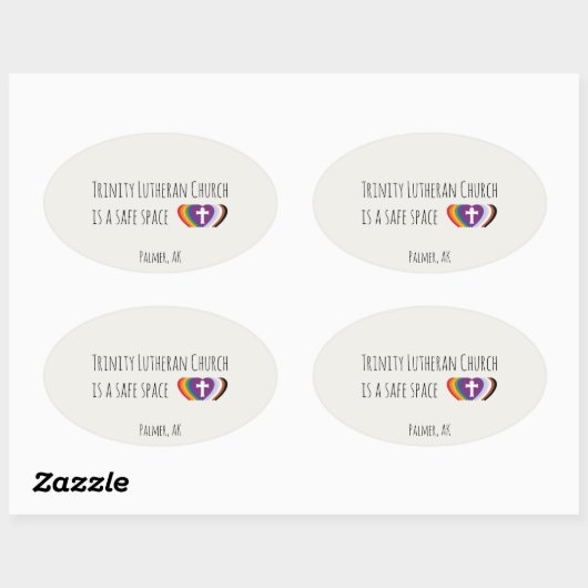 Trinity Safe Space Sticker Set (Feuille)