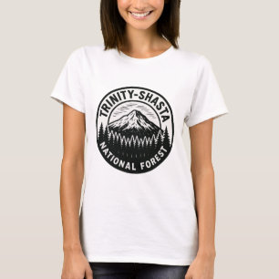 Trinity-Shasta National Forest - Embleem Badge T-shirt