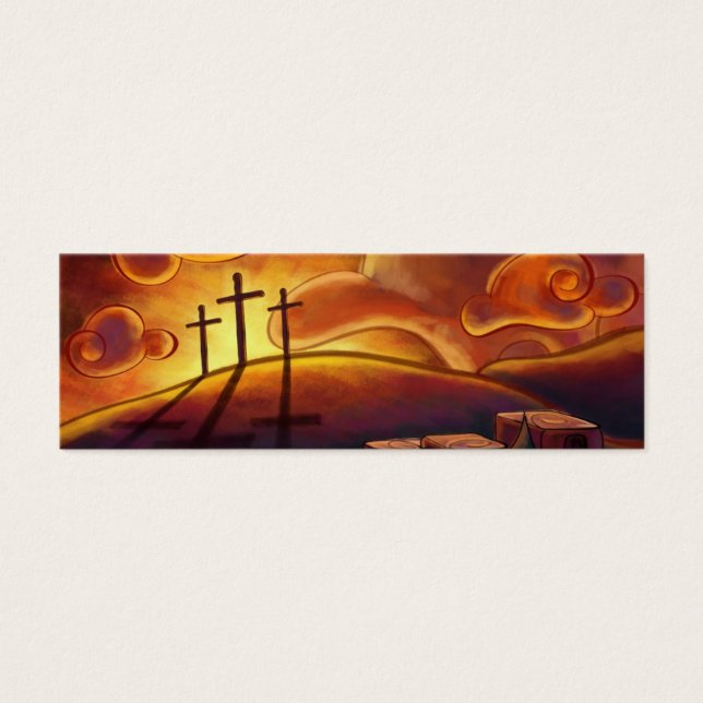 Trinity Sunset Bladwijzer Mini Visitekaartjes (Voorkant)