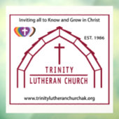 Trinity Window Cling Raamsticker (Vel 3)