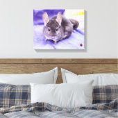 Trinket! - Chinchilla Canvas Afdruk (Insitu (Slaapkamer))