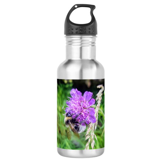 Trinkflasche mit Naturmotiv – Jede Blüte zählt Waterfles (Voorkant)