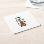 Trinkflasche Vierkante Kartonnen Onderzetter (Schuin)