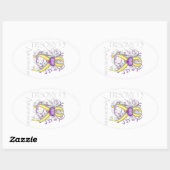 Trinomie 13 Bewustwording Ovale Sticker (Vel)