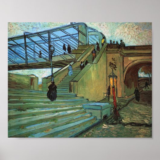 Trinquetaille Bridge (F481) Van Gogh Fine Art Poster (Voorkant)