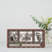 Trio Carte photo classique de Noël (Debout devant)