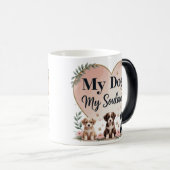 Trio Chiots Morphing Mug (11 oz) (Devant droit)