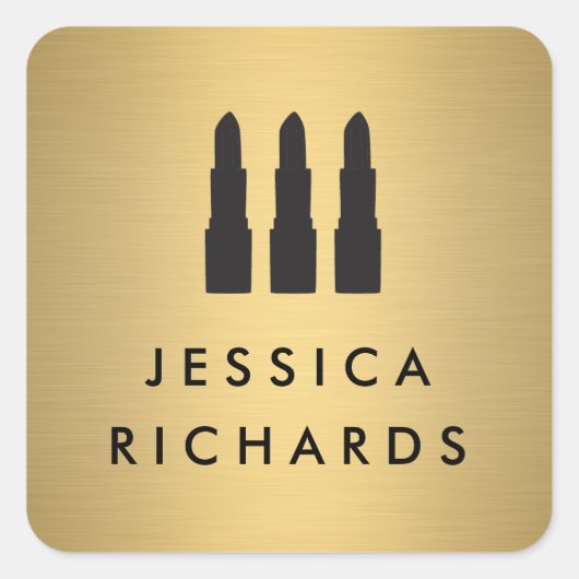 Trio de bâton à lèvres sur Stickers Artiste de maq (Devant)