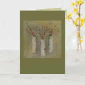 Trio de carte de baies (Fleur jaune)