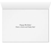 Trio de chatons chauds et doux Joyeux Anniversaire (Intérieur Horizontal (Bas))