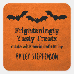 Trio de chauves-souris Stickers de cuisson Hallowe