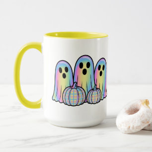 Trio de fantômes mignons Mug à café Halloween – Ad