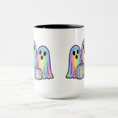 Trio de fantômes mignons Mug à café Halloween – Ad (Centre)