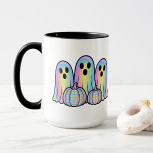 Trio de fantômes mignons Mug à café Halloween – Ad
