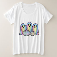 Trio de fantômes mignons T-Shirt Halloween Adorabl