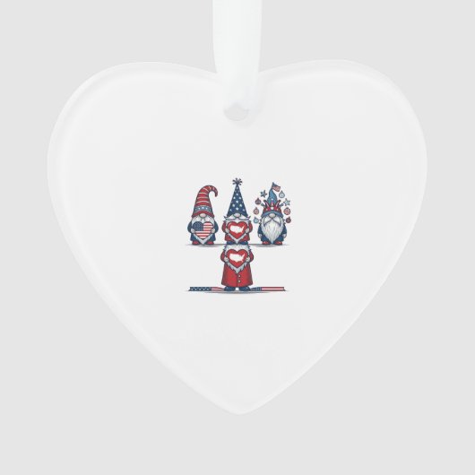 Trio de gnomes patriotiques dessin vectoriel vinta (devant)
