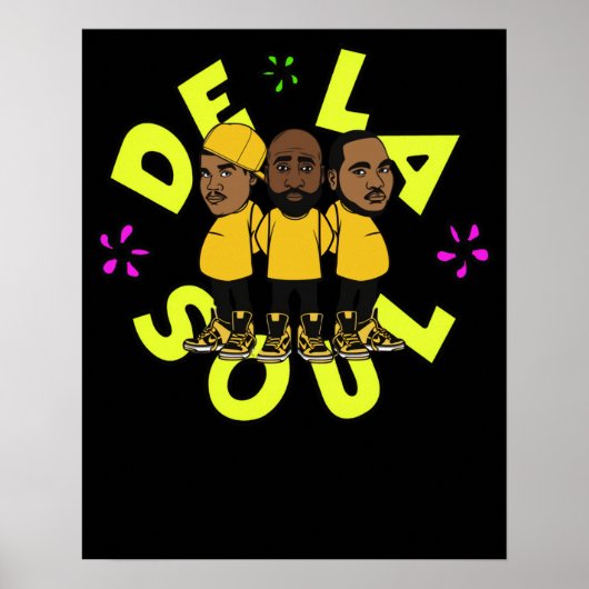 Trio De La Soul Poster (Voorkant)