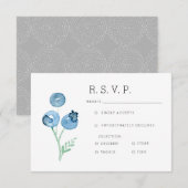 Trio de myrtilles bio aquarelle RSVP (Devant / Derrière)