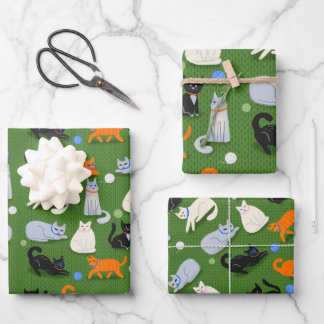 trio de papier d'emballage