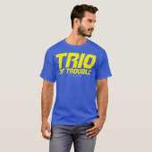 TRIO DE T-shirt TROUBLE (Devant entier)