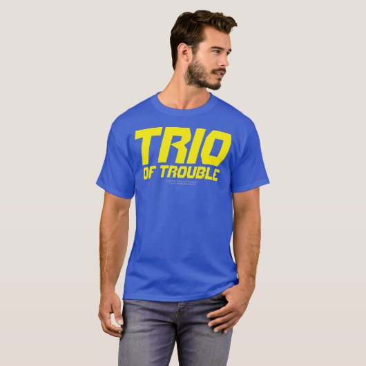 TRIO DE T-shirt TROUBLE (Devant entier)
