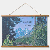 Trio de tapisserie murale en bois du parc national (Recto 3)