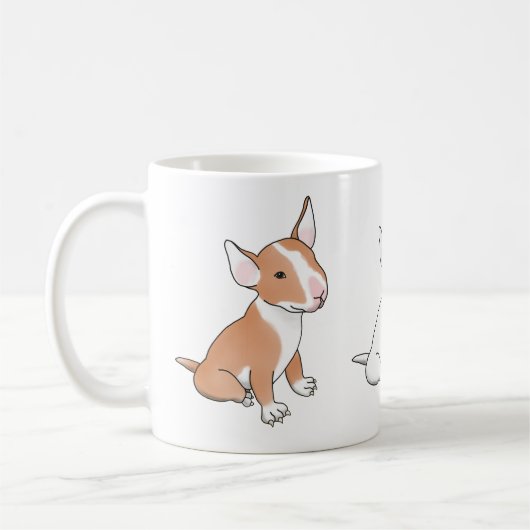 Trio de tasses de chiots Bullie (Gauche)