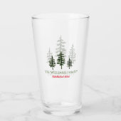 Trio De Vacances D'Arbres Verre Tumbler (Dos)