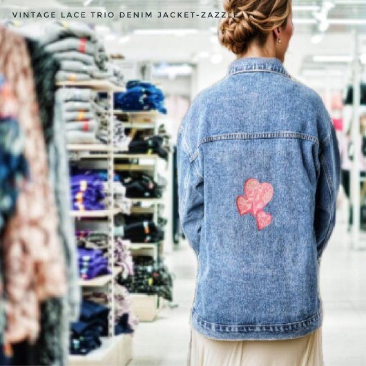 Trio en dentelle vintage