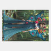 Trio Fairy Decoupage inpakpapier (Voorkant)