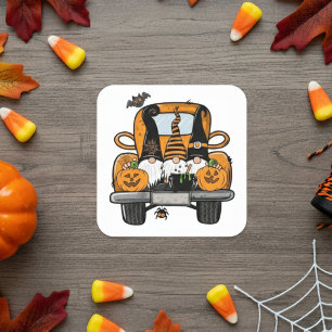 Trio Gnome d'Halloween : Sticker Camion de ramassa