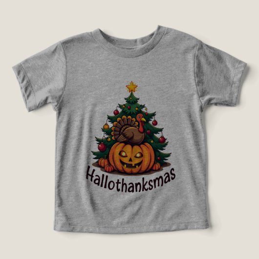 Trio Hallothanksmas : Citrouille, Dinde & Noël (Design Recto)