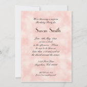 Trio Heart Cupcake 50th Birthday Party Invitation (Dos)