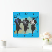 Trio - Horloge Mur Acrylique (Maison)