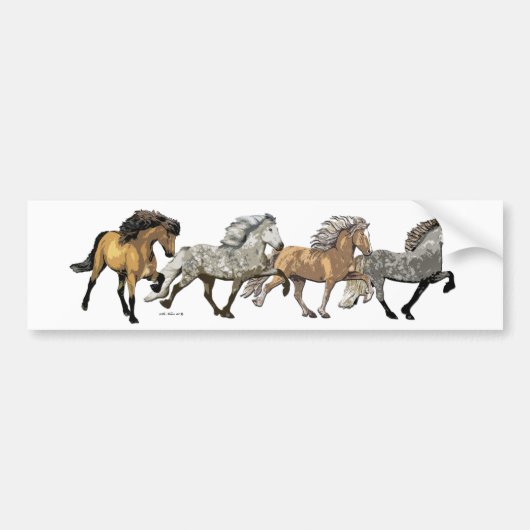 Trio in Tolt Bumpersticker (Voorkant)