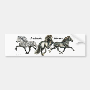 Trio in Tolt Bumpersticker