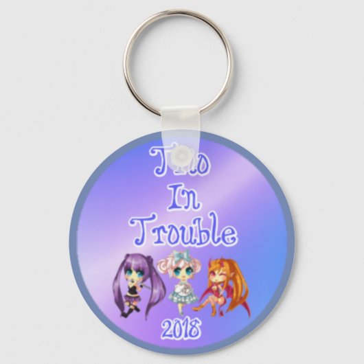 Trio in Trouble 2018 Sleutelhanger (Voorkant)