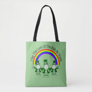 Trio Leprechaun sur tout le Sac fourre-tout d'impr