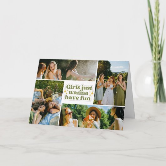 Trio Moments d'amitié Carte photo (Devant)