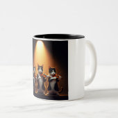 Trio of Feline Musicians Coffee Mug (Devant droit)