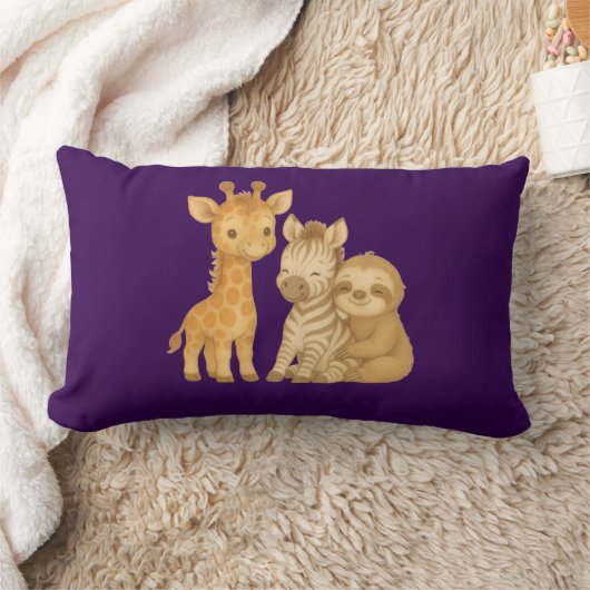 "Trio of Friends" Throw Pillow Kussen (Deken)