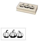 Trio pompoen stempel (Gestempeld)