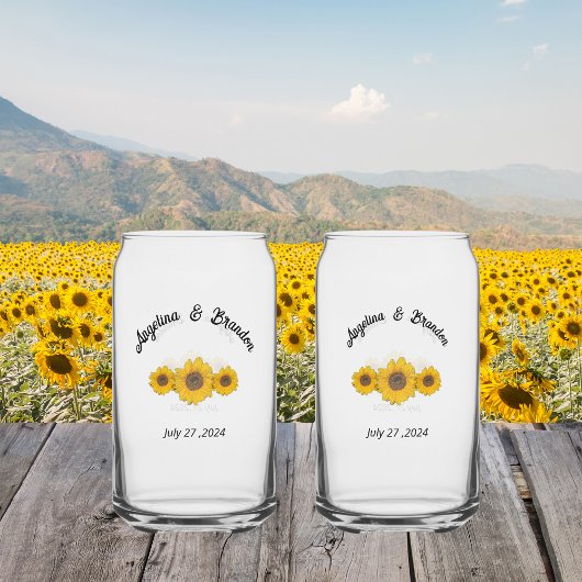 trio tournesol pour mariage