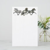 Trio van de IJslandse bevolking Briefpapier (Staand voorkant)