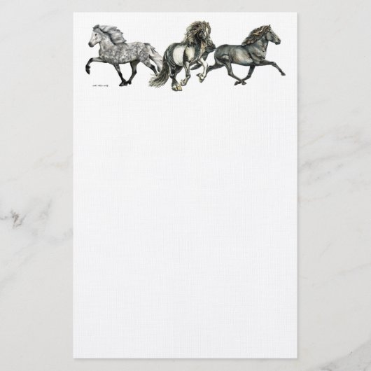 Trio van de IJslandse bevolking Briefpapier (Voorkant)