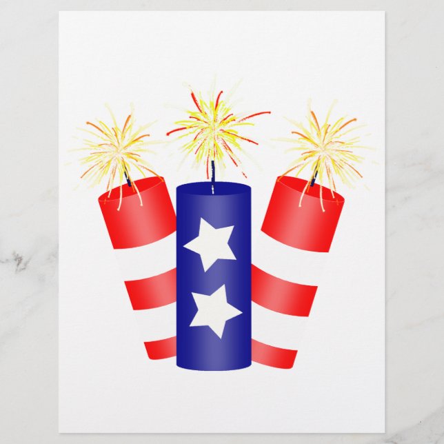 Trio van Firecrackers voor 4 juli (Voorkant)