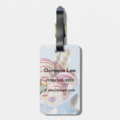 Trio van Ice Cream en Sweet Sundae Bagagelabel (Achterkant verticaal)